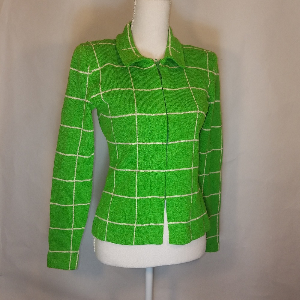 Vintage Zip Up Sweater